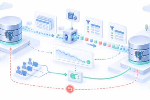 PostgreSQL 18 逻辑复制实战：零停机迁移、监控、校验与回滚